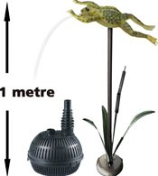 Bermuda Flying Frog Spitter with pond pump