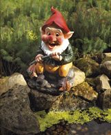 Bermuda Gone Fishing Pond Gnome