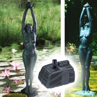 Bermuda Sophia Pondside Statuette   Pondshower