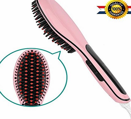 Besmall hair straighteners brush ,Besmall Instant Magic Silky Straight Hair Styling, Anion Hair Care, Anti Scald, Zero Damage, Massage Straightening Irons