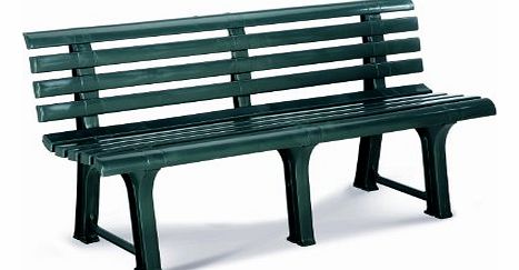 Green Garden Bench