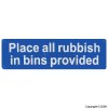 Self Adhesive Signs Horizontal `Place