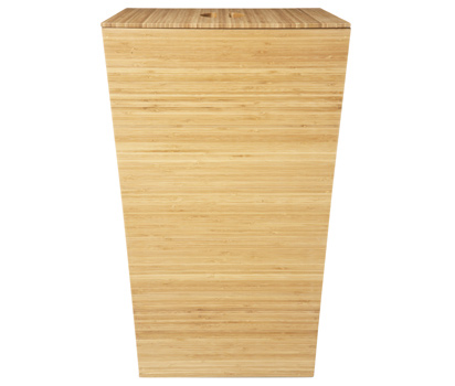 Bamboo laundry basket