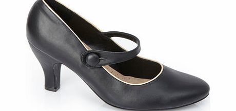 Black Classic Bar Court Shoe, black 2843198513