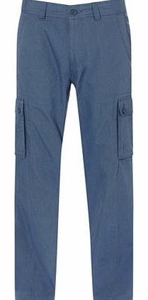 Blue Lightweight Cargo Trousers, Blue BR58C02EBLU