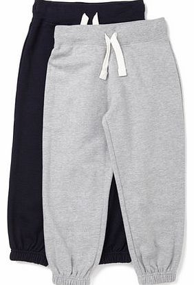 Boys 2 Pack Navy & Grey Joggers, navy 1620790249