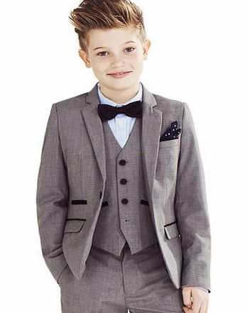 Boys Palermo Generous Fit Suit Jacket, grey