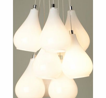 Bhs Casey 9 light Drop Cluster, white 9707040001