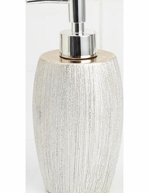 Champagne gold textured metallic soap dispenser,