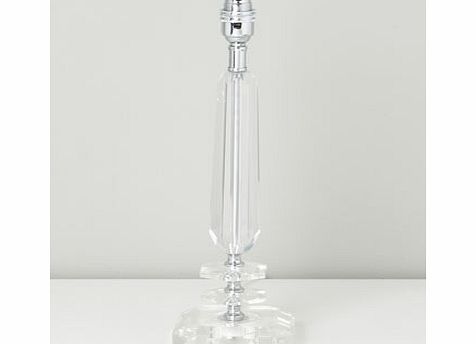 Chrome Cut Glass Lamp Base, clear 9716422346