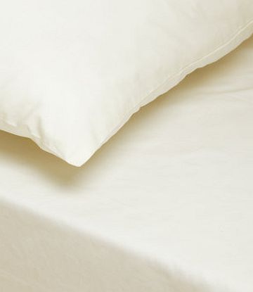 Bhs Cream Ultrasoft Flat Sheet, cream 1893980005