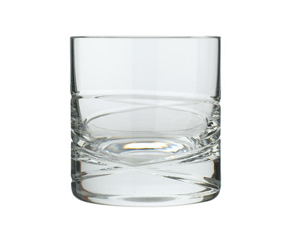 Cross swirl tumbler