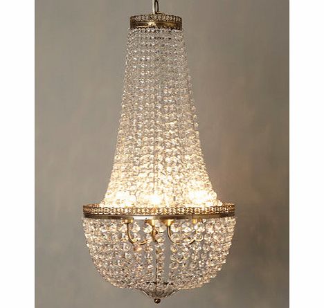 Esmeralda 3 light pendant, antique brass