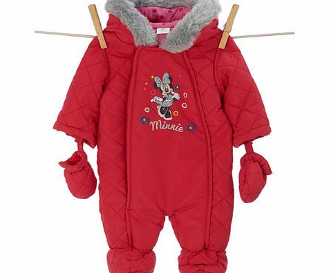 Bhs Girls Baby Girls Disney Minnie Mouse Snowsuit,