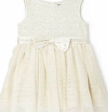 Bhs Girls Girls Ivory Sequin Tutu Dress, ivory