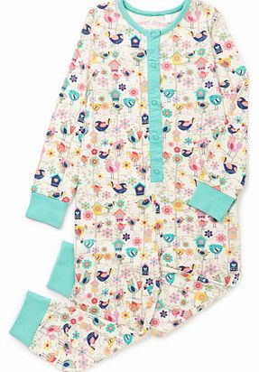 Girls Little Birds Girls Onesie, ivory 8881450904