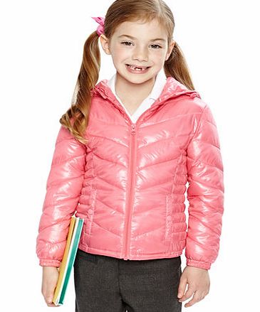 Girls Pink Lightweight Jacket, pink 9264220528