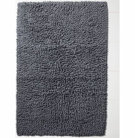 Grey Cotton Loop Bath Mat, grey 1927110870