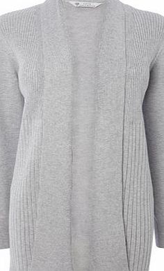 Bhs Grey Longline Rib Cardi, grey 588600870