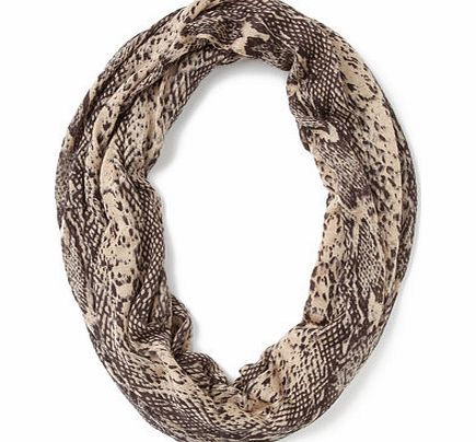 Bhs Grey Multi Reptile Jersey Snood, grey multi