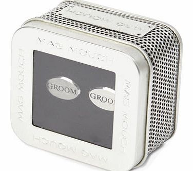 Groom Cufflinks, Silver BR63C26DSLV