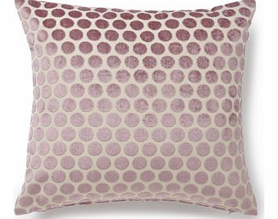 Heather velvet spot cushion, heather 1854441334