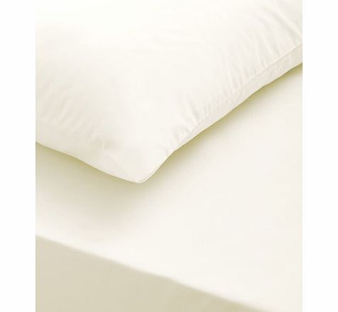 Bhs Ivory Egyptian cotton flat sheet, ivory 1894020904