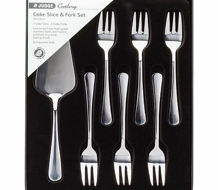 Judge Windsor Set of 6 Cake forks and Cake