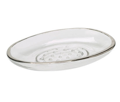 Lille glass soap dish