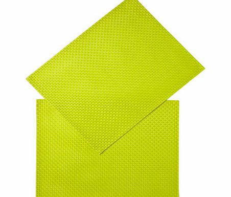 Lime Paris Placemats Set Of 2, lime 9515396253