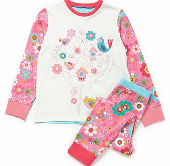 Little Birds Girls Pyjamas, aqua mix 8881226144