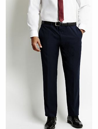 Bhs Navy Slim Fit Suit Trousers, Blue BR64S19ENVY