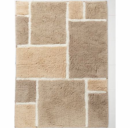 Neutral Tiles Bath Mat, neutral 1926100824