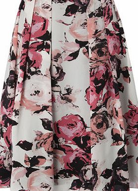 Bhs Pink Rose Print Prom Skirt, pink 8617280528