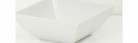 Retro sharp square bowl, white 9567190306