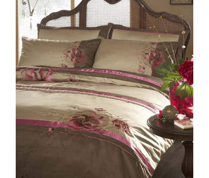 Rose deco king duvet cover