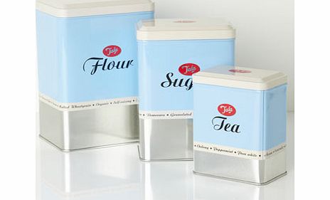 Tala 1960s Set of 4 Storage Tins, multi 9539899530