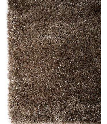 Taupe Manhattan twisted yarn rug 140x200cm,