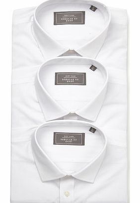 Bhs White Long Sleeve Triple Pack, White BR66H06FWHT