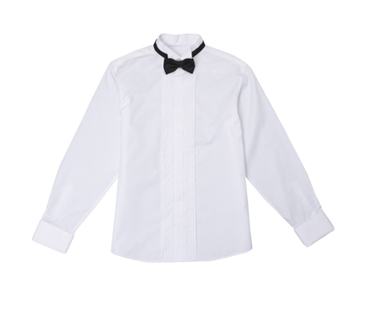 White tux shirt