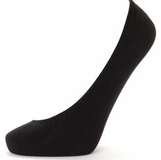 Womens Black 1 Pair of Invisible Shoe Liners,