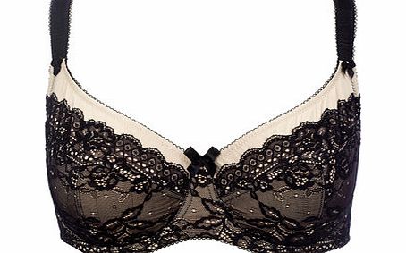 Bhs Womens Black Lynsey Lace DD-G Bra, black