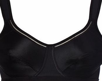 Bhs Womens Black Maximum Support Sports Bra, black