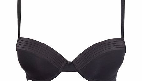 Bhs Womens Black Racer Back T- Shirt Bra, black