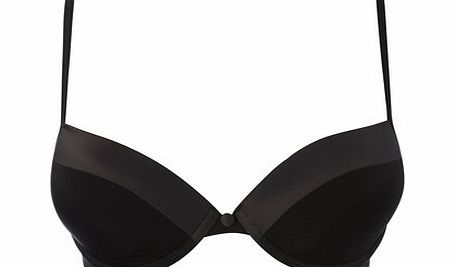 Bhs Womens Black Satin Cuff Cleavage, black 2304128513