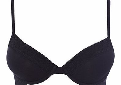 Womens Black Softie T-Shirt Bra, black 2300588513