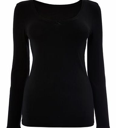 Bhs Womens Black Super Soft Heat Generating Thermal