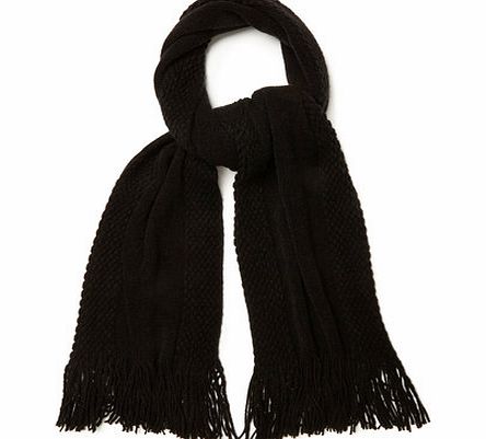 Womens Black Supersoft Scarf, black 6605498513