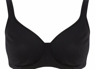 Bhs Womens Black Voluptuous Cotton Mix Smooth