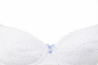 Bhs Womens Blue/White Spot Print Underwired Bra,